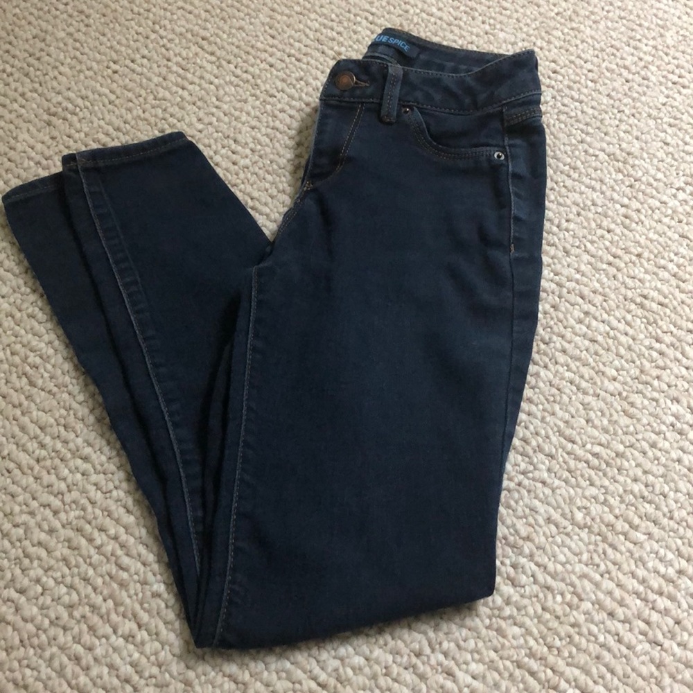 Dark Ripped Skinny Jeans